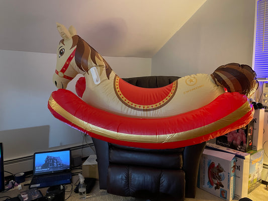 Z3 Inflatable horse rocker