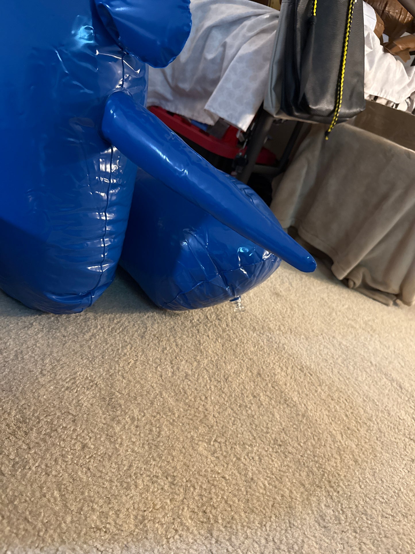 Inflatable unicorn sph blank blue