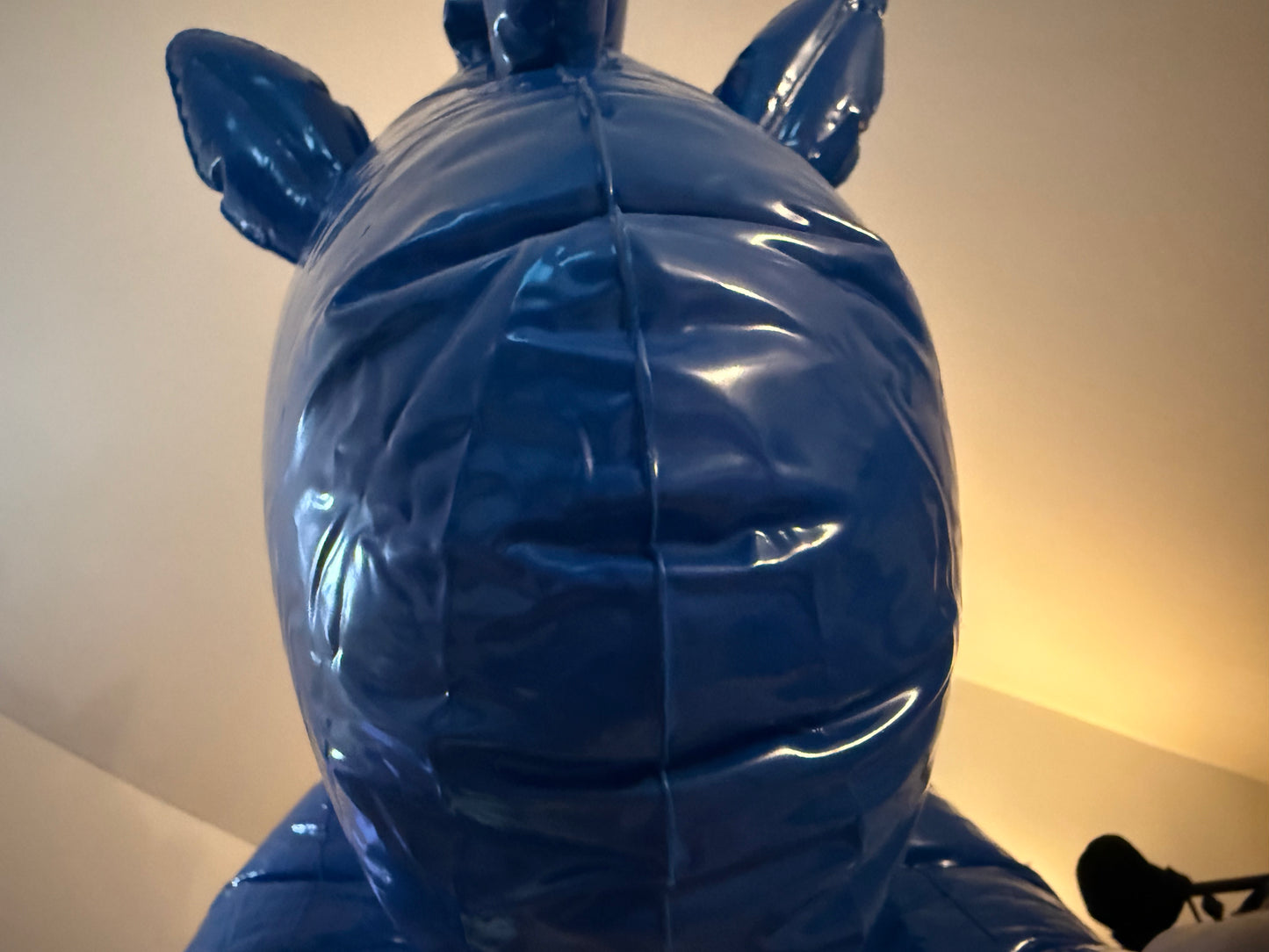 Inflatable unicorn sph blank blue